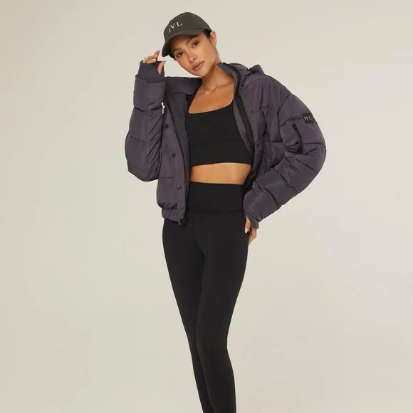 IVL COLLECTIVE - PUFFER JACKET - ODYSSEY GRAY - SIZE MEDIUM - Picture 2 of 7